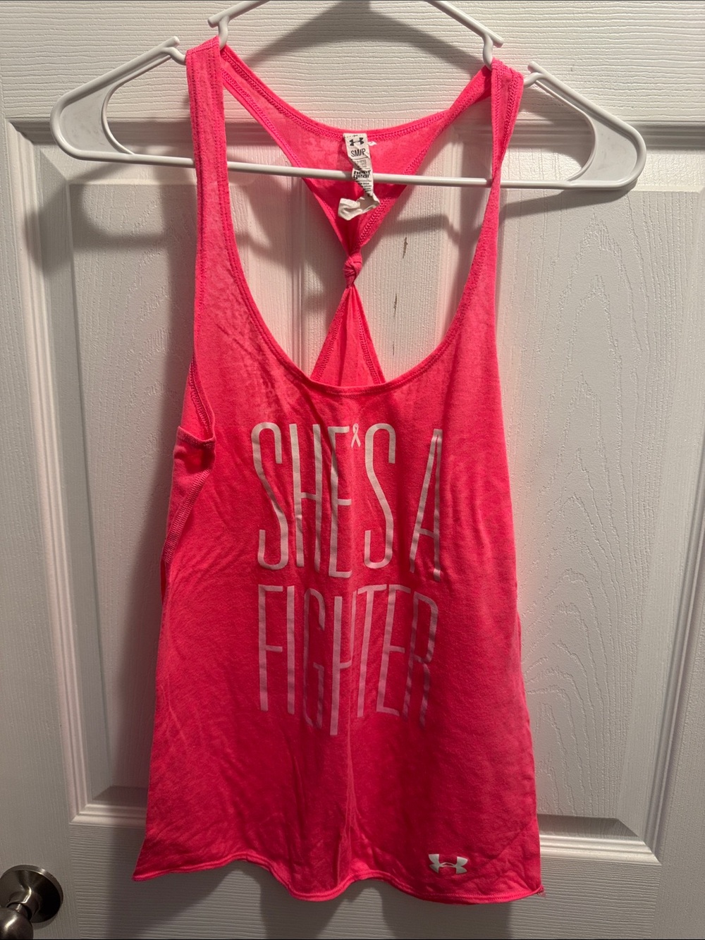 Under Armour Neon Coral Racerback Tank